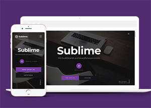 黑色大气设计企业CSS3模板下载 - 淘金派资源网