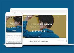 宽屏创意时尚服装网站模板下载 - 淘金派资源网