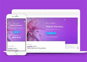 视觉体验设计师简历类模板下载 - 淘金派资源网