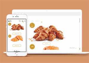 Bootstrap面包店订餐模板下载 - 淘金派资源网