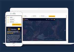 响应式钢铁制造业企业网站模板 - 淘金派资源网