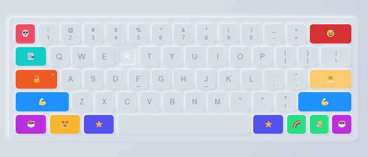 css3创意卡通虚拟键盘样式特效 - 淘金派资源网