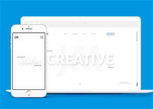 白色设计师个人作品集模板下载 - 淘金派资源网