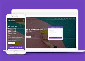 数字创业公司响应式模板下载 - 淘金派资源网