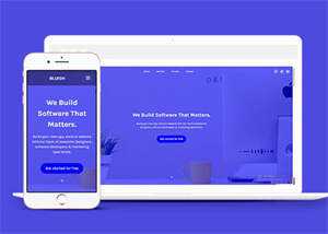 品牌设计公司企业网站页面模板 - 淘金派资源网