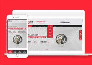 宽屏手柄机械配件网站前端模板 - 淘金派资源网