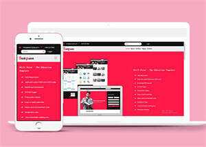 宽屏国外别墅类销售网站模板 - 淘金派资源网