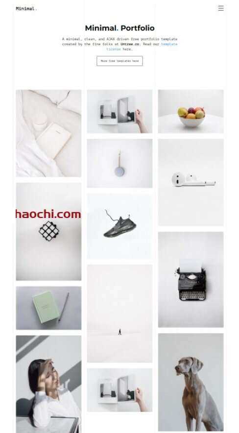 设计服务公司作品宣传网站HTML模板 - 淘金派资源网