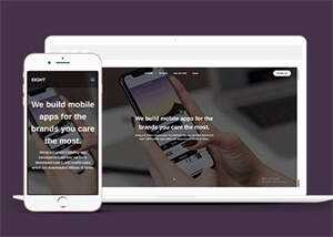 手机apps应用开发制作网页模板 - 淘金派资源网