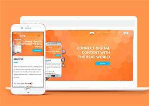 简洁安卓手机应用APP网站模板 - 淘金派资源网