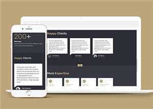 简洁商务法律顾问html模板下载 - 淘金派资源网