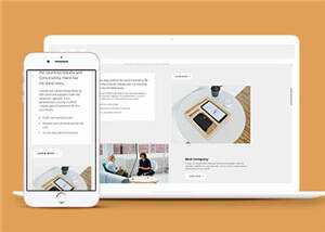 简洁商务业务动态html模板下载 - 淘金派资源网