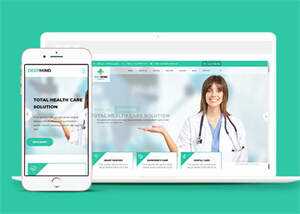 私人医院健康体检网站模板下载 - 淘金派资源网