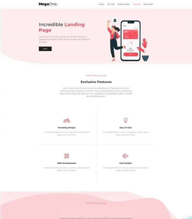 APP登录界面设计服务公司网站html模板 - 淘金派资源网