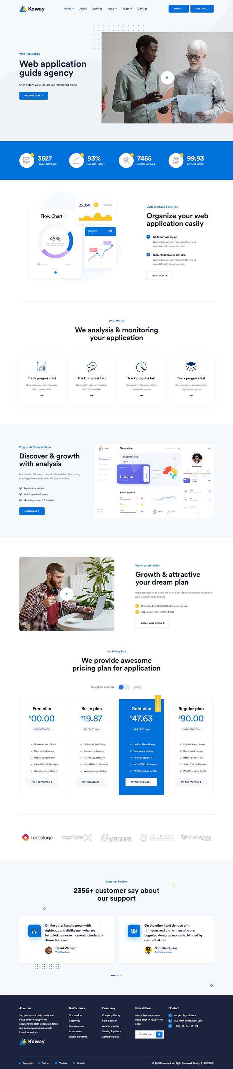 bootstrap多功能IT软件技术公司官网html模板 - 淘金派资源网