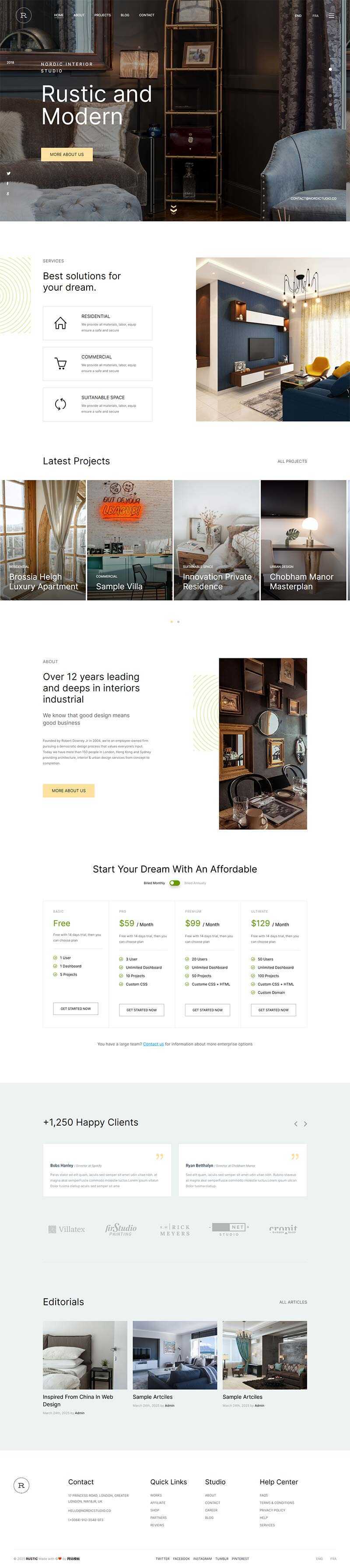 Bootstrap5多用途的企业展示网站html5模板 - 淘金派资源网