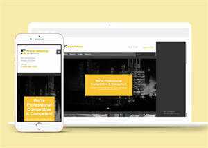 企业大客户HTML5网站模板下载 - 淘金派资源网