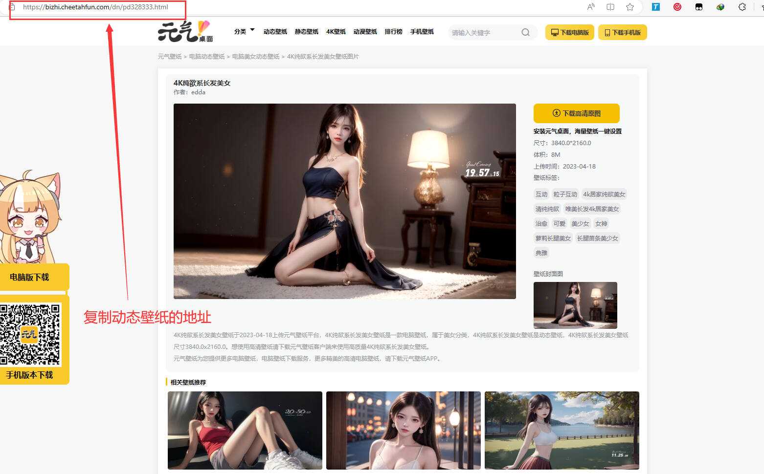 图片[2] - 电脑元气动态壁纸在线下载html源码 - 淘金派资源网