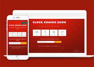 宽屏新年倒计时类网站模板下载 - 淘金派资源网