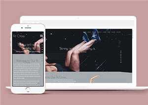 简约健身会所网站模板下载 - 淘金派资源网