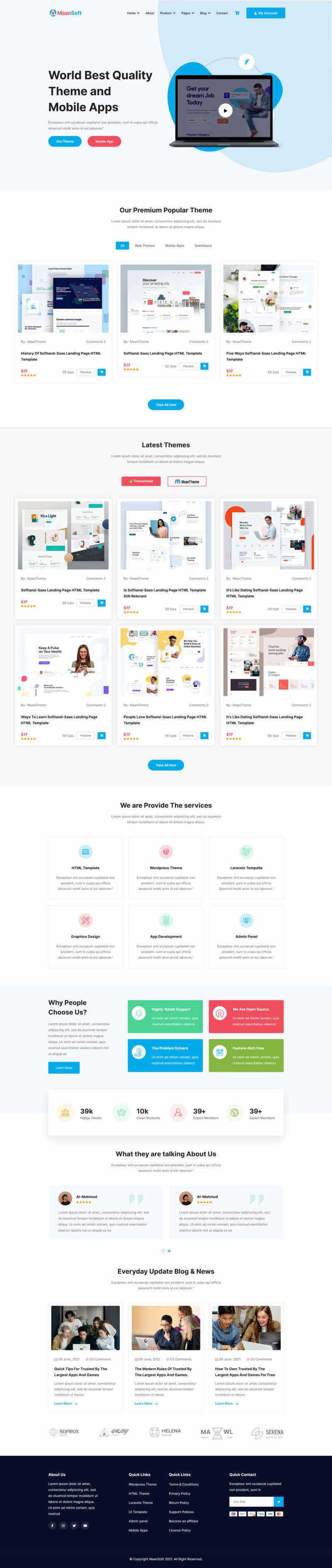 Bootstrap5数字信息产品交易平台HTML模板 - 淘金派资源网
