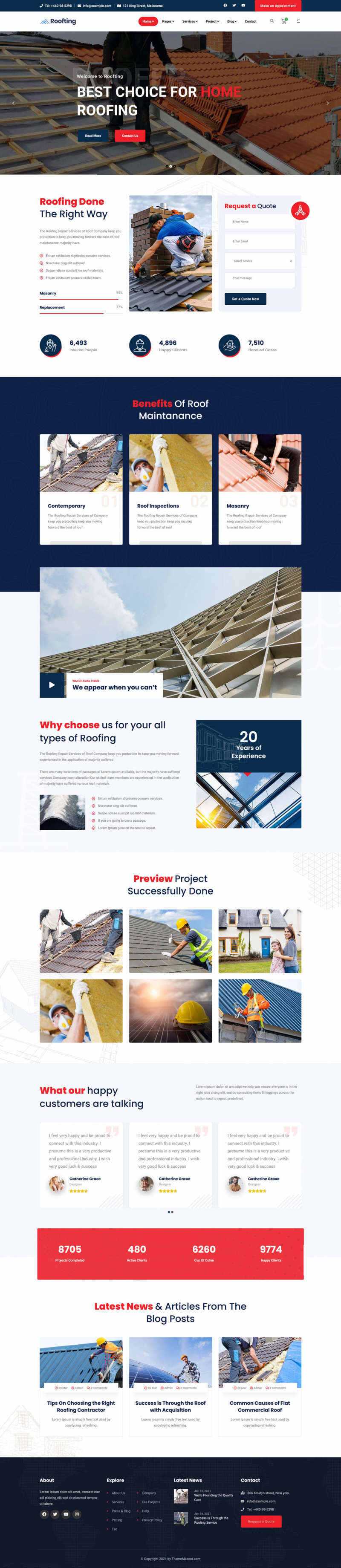 Bootstrap响应式的房屋建筑工程企业html模板 - 淘金派资源网