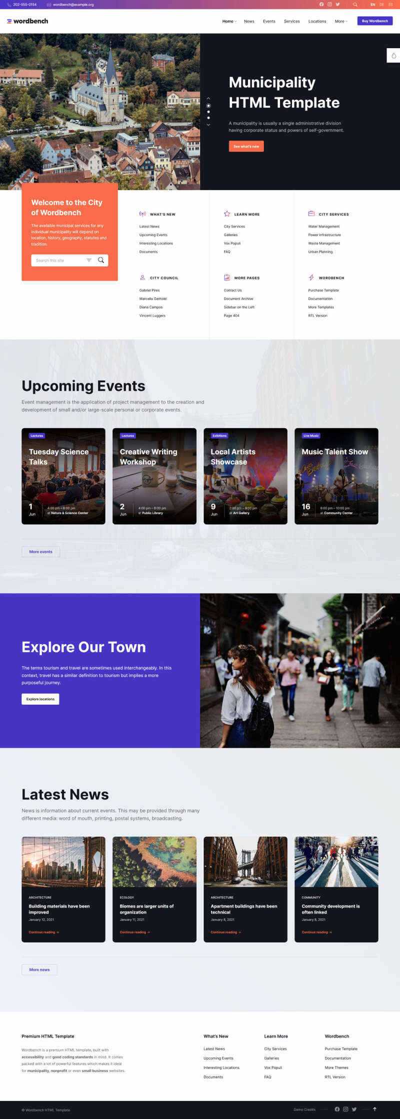 响应式本地生活社区类网页html模板 - 淘金派资源网