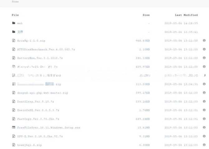 DirectoryLister文件列表展示页面生成工具 - 淘金派资源网