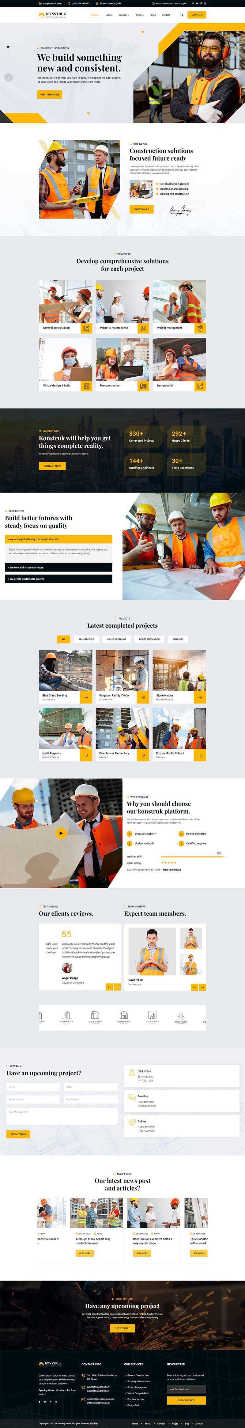 城市开发运营建筑公司网站html模板 - 淘金派资源网