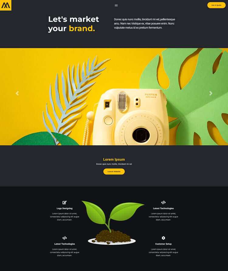品牌营销策划服务公司网站html5模板 - 淘金派资源网