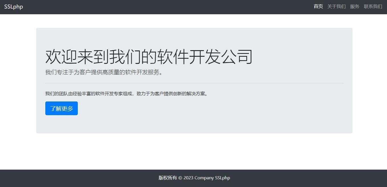 软件开发介绍页源码多用途 - 淘金派资源网