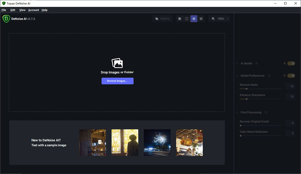 图像处理软件 Topaz DeNoise AI v3.7.1 便携版 - 淘金派资源网