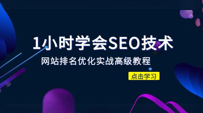 1 小时学会 SEO 技术：网站排名优化实战高级教程，秒杀市面 95% 收费几千的 SEO 教程 - 淘金派资源网