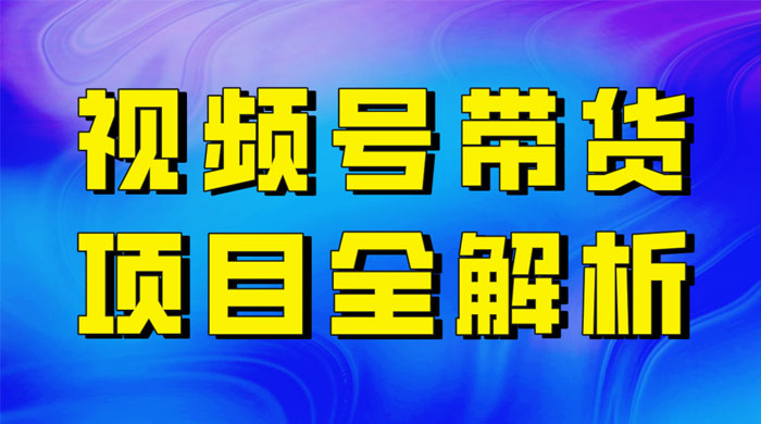 最近爆火的视频号卖俄品商品，项目详细拆解，收益高好操作！ - 淘金派资源网