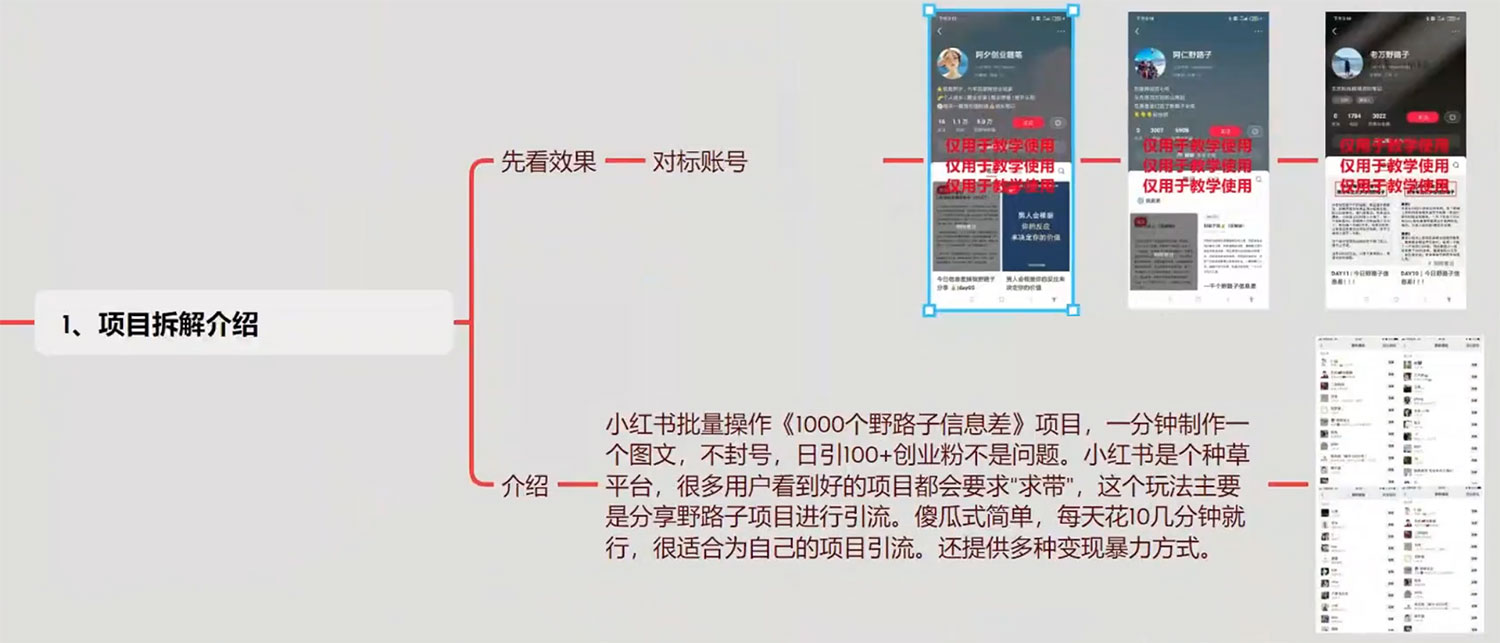 图片[2] - 小红书批量操作《 1000 个野路子信息差》玩法，日引 100+ 创业粉，一分钟一个图文 - 淘金派资源网