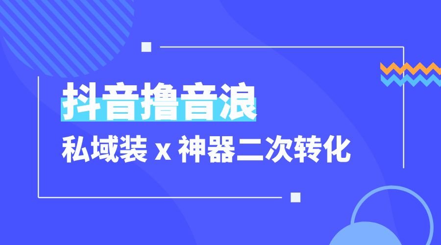 抖音撸音浪私域装 x 神器二次转化：单日变现超 500「详细操作教程」 - 淘金派资源网