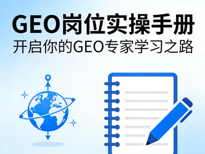 GEO岗位实操手册，开启你的GE0专家学习之路 - 淘金派资源网