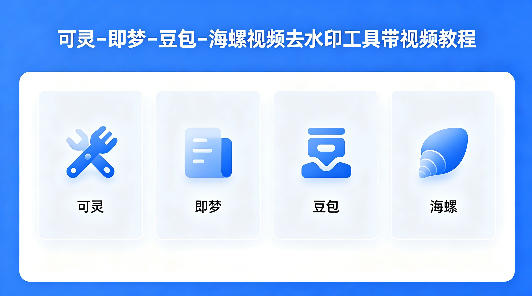 可灵–即梦–豆包–海螺视频去水印工具带视频教程 - 淘金派资源网