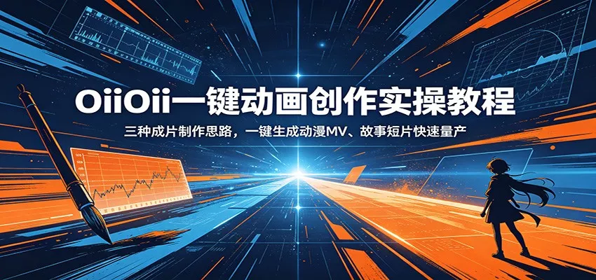 OiiOii一键动画创作实操教程：三种成片制作思路，一键生成动漫MV、故事短片快速量产 - 淘金派资源网