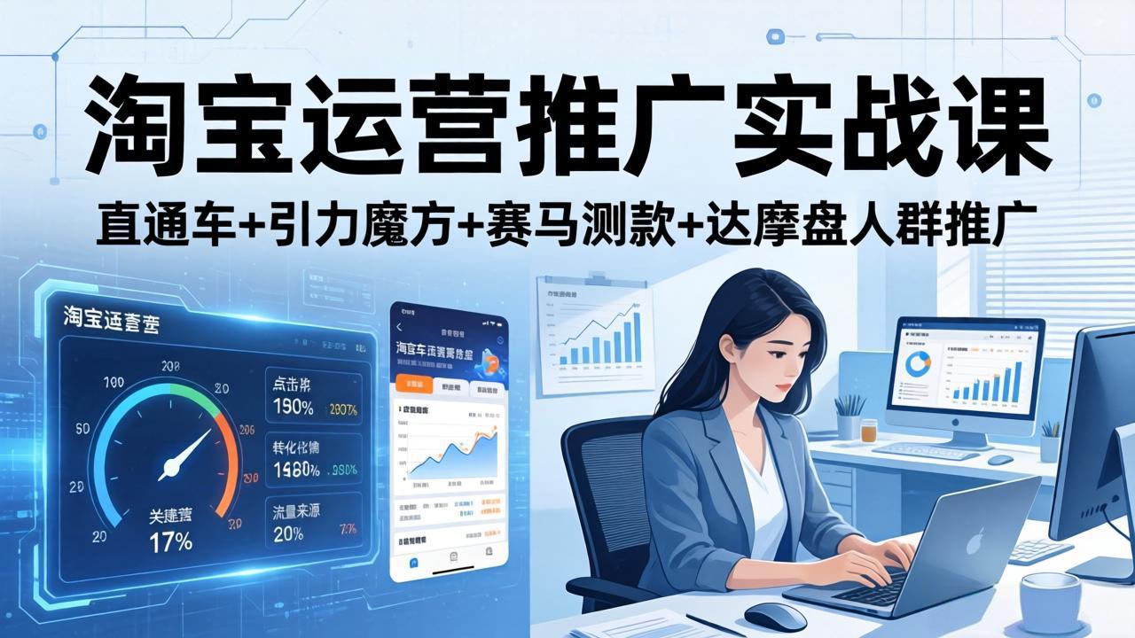 淘宝运营推广实战课(更新26年4月 - 淘金派资源网