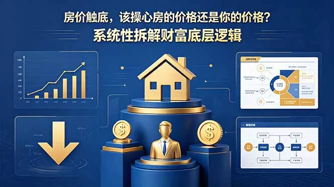 付费文章：房价触底，该操心房的价格还是你的价格？系统性拆解财富底层逻辑 - 淘金派资源网