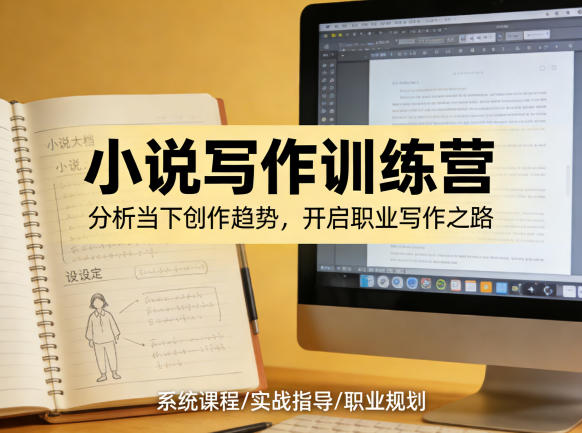 小说加写作训练营，带你分析如何在当下脱颖而出，开启你的职业创作之路 - 淘金派资源网