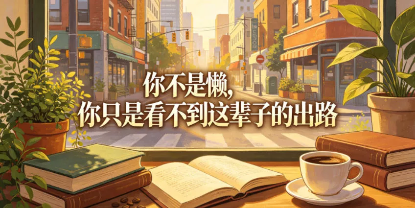 付费文章：你不是懒，你只是看不到这辈子的出路 - 淘金派资源网