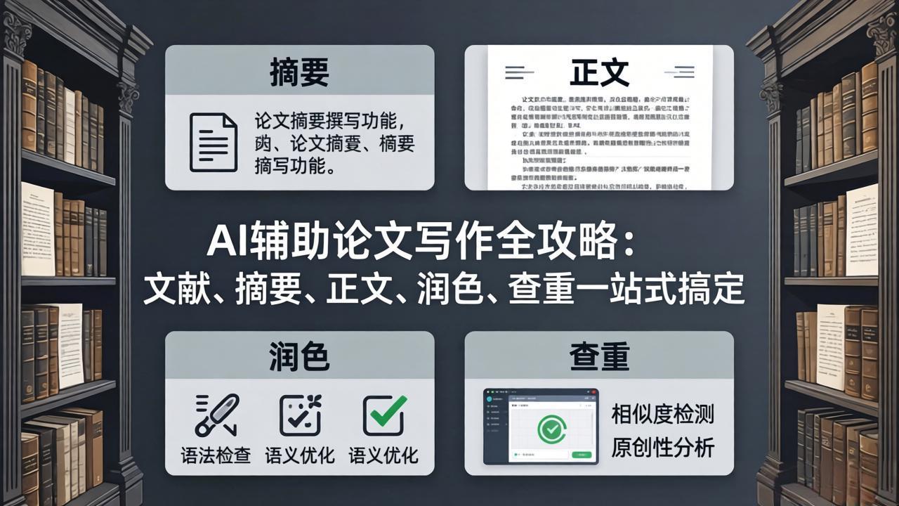 AI辅助论文写作全攻略：文献、摘要、正文、润色、查重一站式搞定 - 淘金派资源网