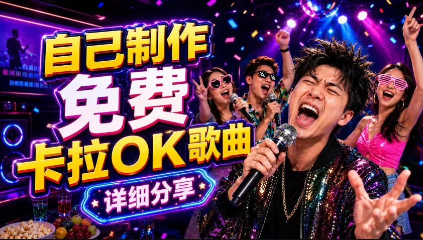零基础AI制作免费卡拉OK视频教程，从歌曲生成、音轨分离到字幕制作、视频导出，手把手教学 - 淘金派资源网