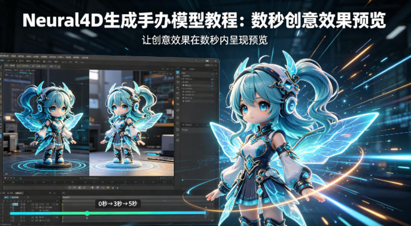 Neural4D生成手办模型教程，让创意效果在数秒内呈现预览 - 淘金派资源网