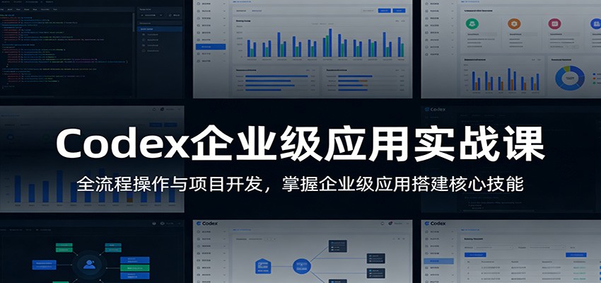 Codex企业级应用实战课：全流程操作与项目开发，掌握企业级应用搭建核心技能 - 淘金派资源网