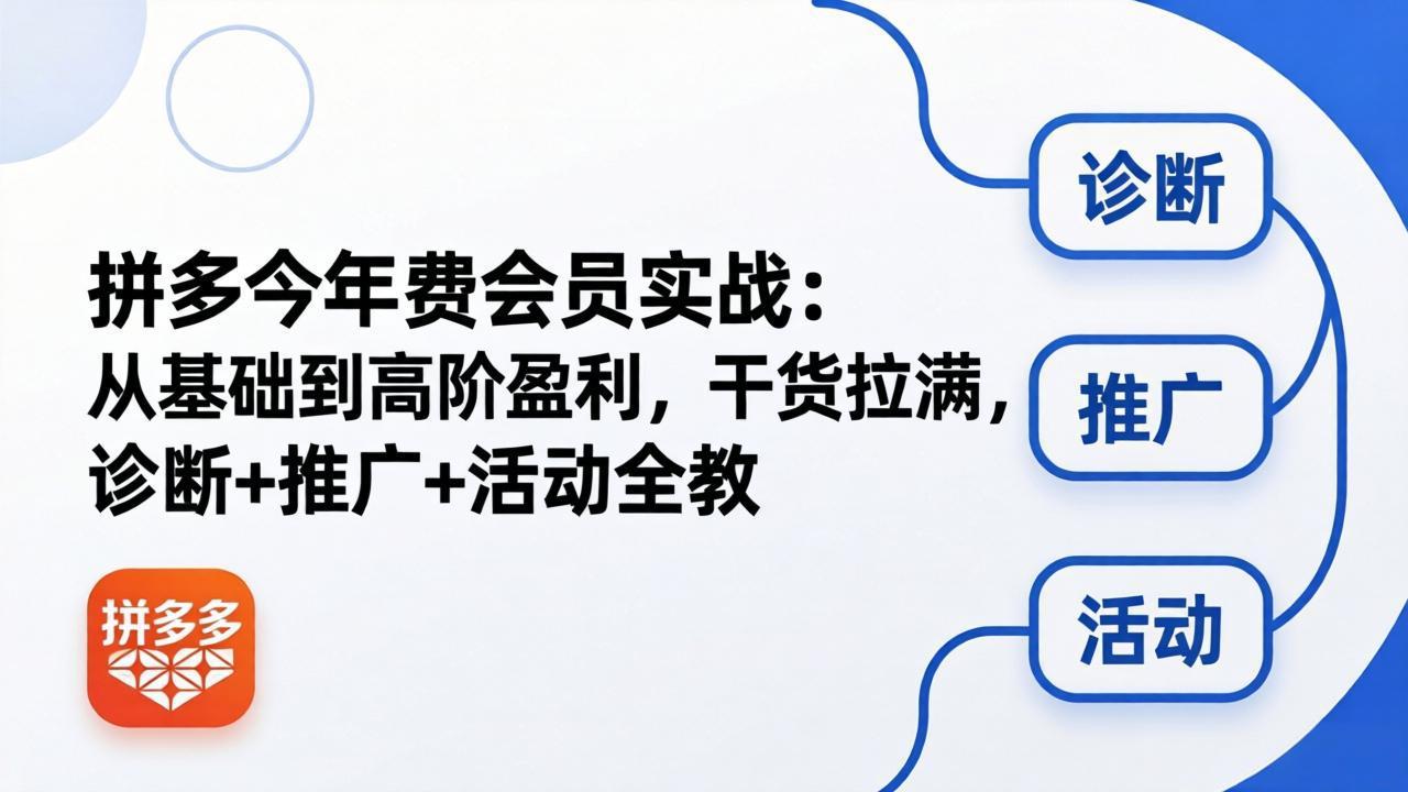 拼多多年费会员实战(更新26年4月28 - 淘金派资源网