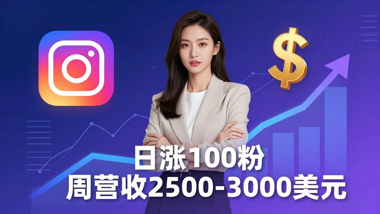 想做数字产品？Sheri亲授：日涨100粉、每周2500至3000美元的营收，Instagram躺着赚 - 淘金派资源网
