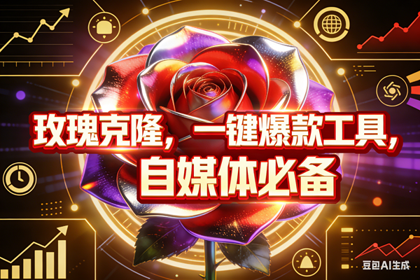 （17792期）玫瑰克隆，ai鲁大魔工具，自媒体必备神器，一键爆款，详细教程。 - 淘金派资源网